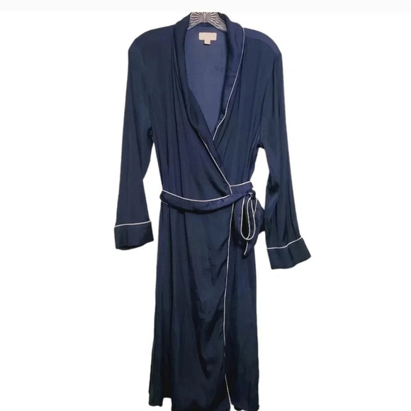 GAP Other - 🌻Love by Gap | Women's Military Blue Long Sleeve Belted Robe (Size smal…